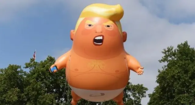 Donald Trump baby blimp