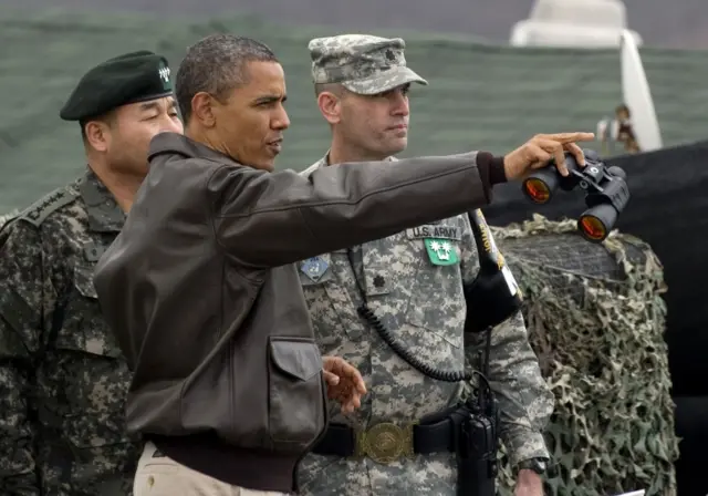 Barack Obama at the DMZ