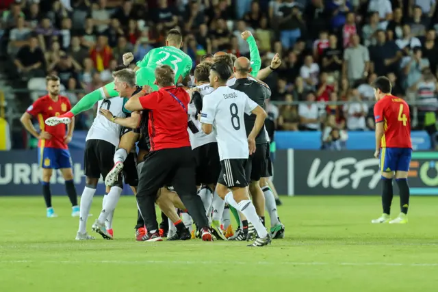 Germany celebrate