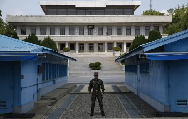 Soldier at the DMZ