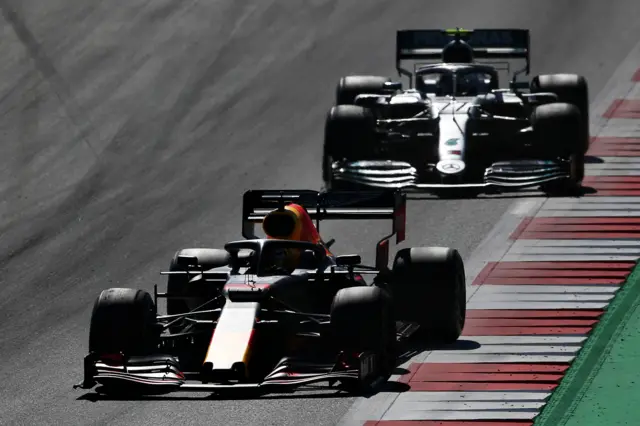 Verstappen and Bottas