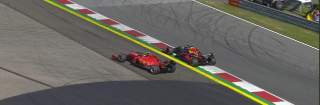 Charles Leclerc and Max Verstappen