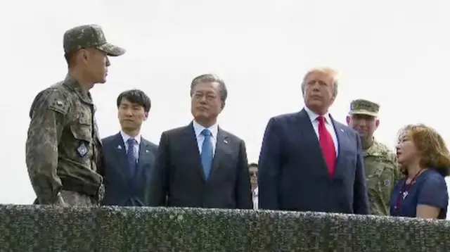 Moon and Trump at the DMZ