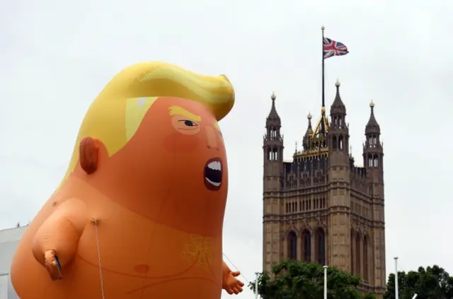 Trump baby blimp