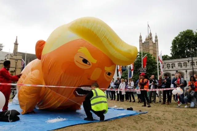 Trump baby blimp