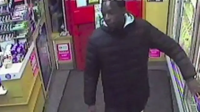 CCTV images of a man