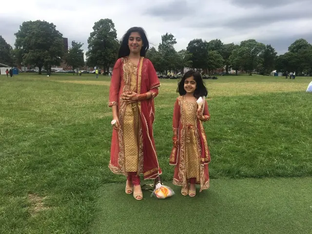 Rukeyah, 11, and six-year-old Aminah,