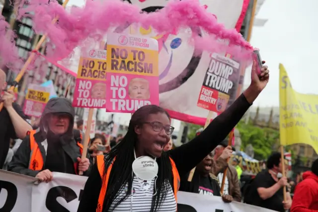 Trump protest