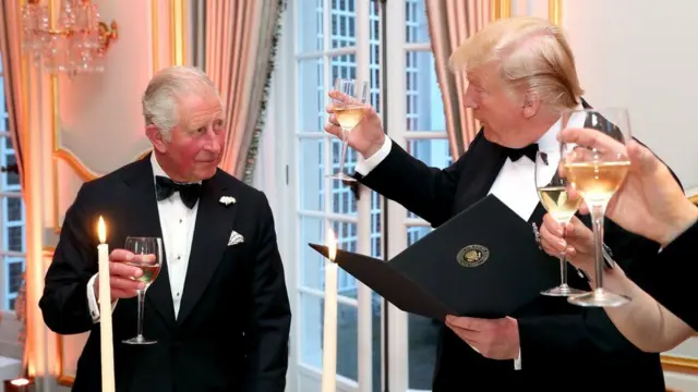 The Prince of Wales and Donald Trump