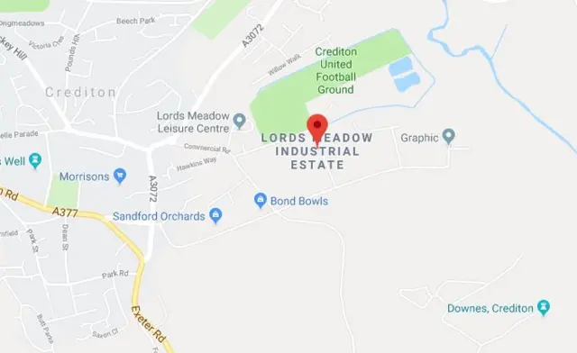 Lords Meadow Industrial Estate site