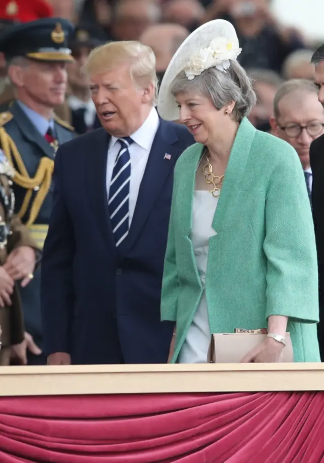 Trump and May