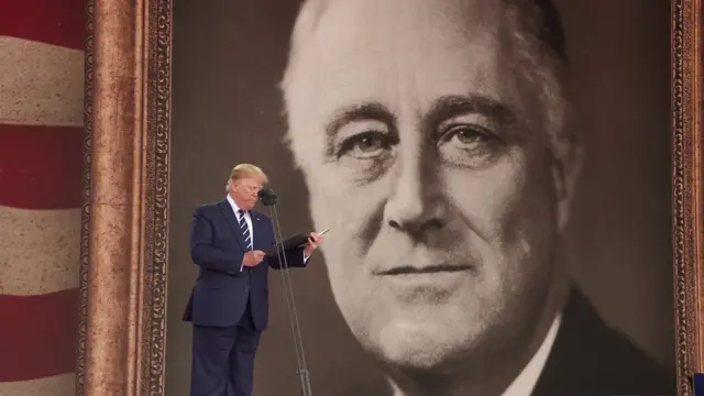 Trump and Roosevelt