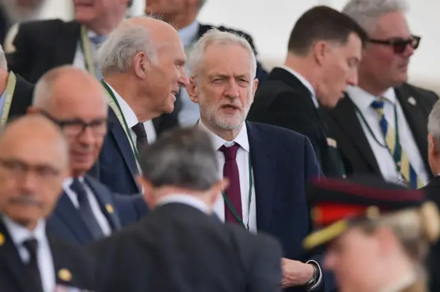 Vince Cable and Jeremy Corbyn