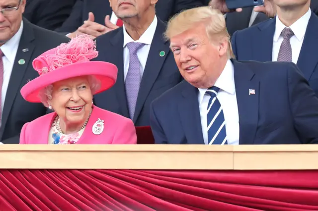 The Queen and Donald Trump