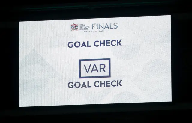 The VAR screen