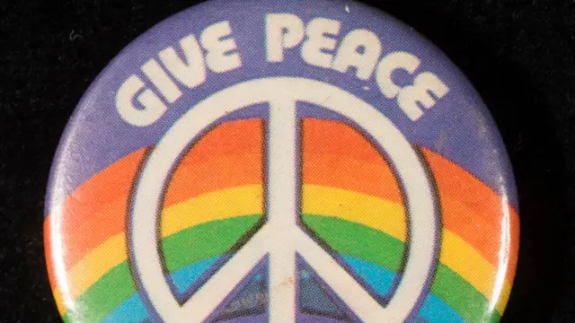 An LGBT badge