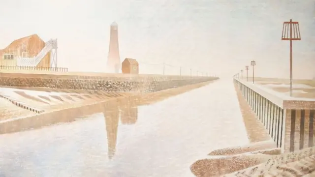 Rye Harbour, 1939, Eric Ravilious