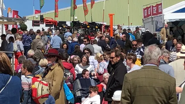 Royal Cornwall Show crowds