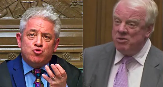 John Bercow and Sir Edward Leigh