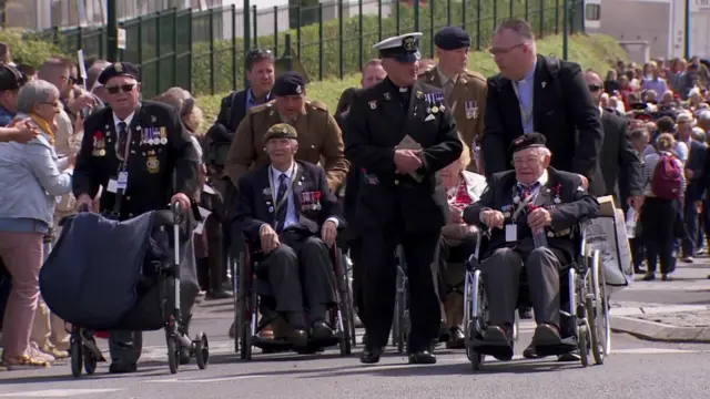 Veterans in Bayeux