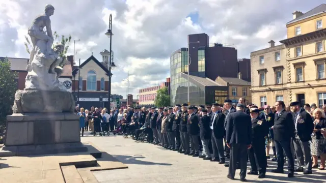 The service at Hull Cenotaph