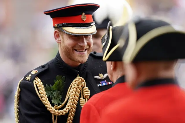 Duke of Sussex meets Chelsea Pensioners during the annual Founder"s Day Parade