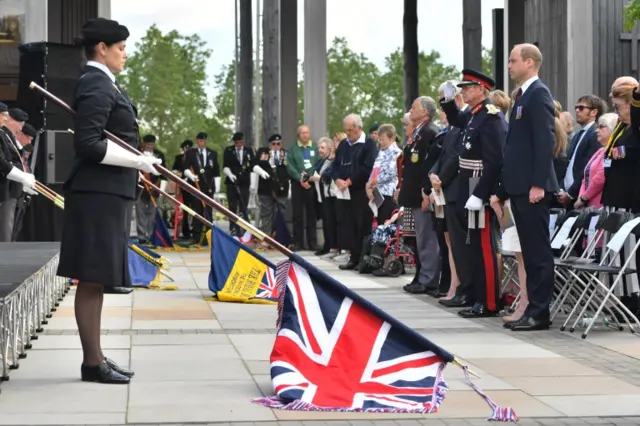 Prince William commemorates the 75th anniversary of D-Day