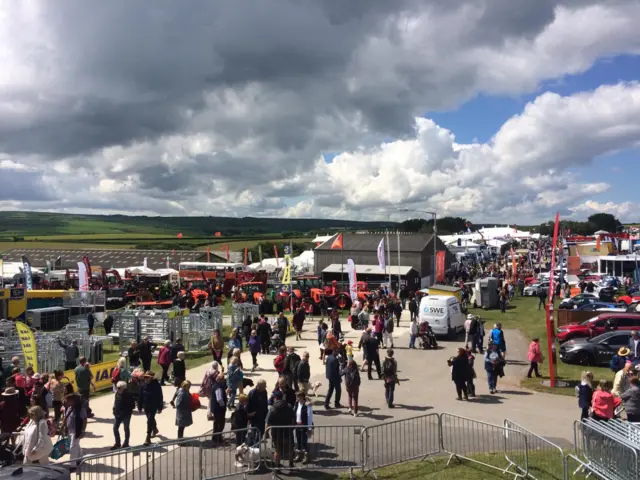 Royal Cornwall Show crowds