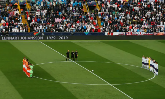 A minutes silence is observed