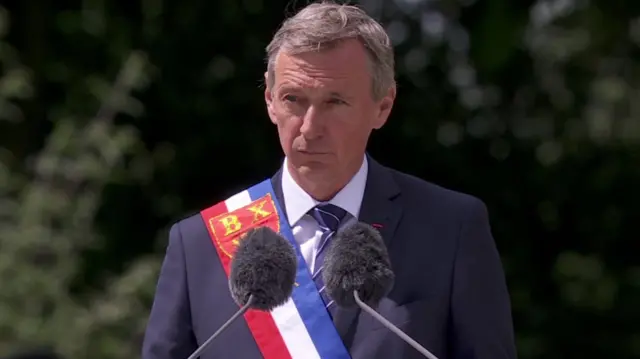The Mayor of Bayeux, Patrick Gamont