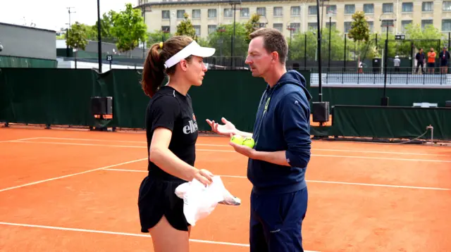 Dimitri Zavialoff and Johanna Konta