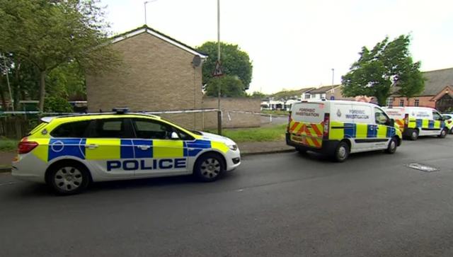 Cordon in Linford Street