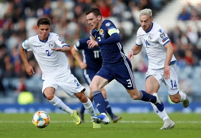 Scotland captain Andy Robertson