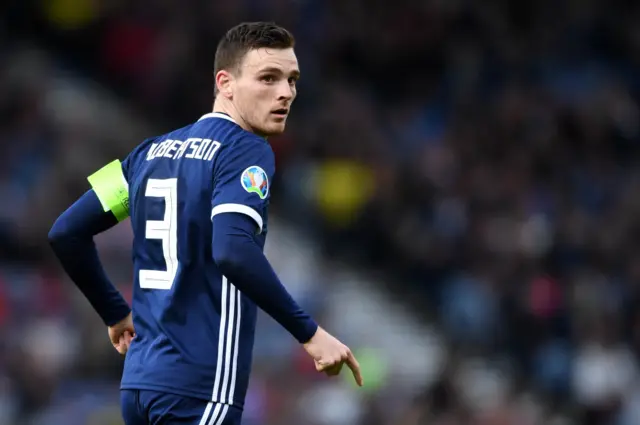 Scotland captain Andy Robertson