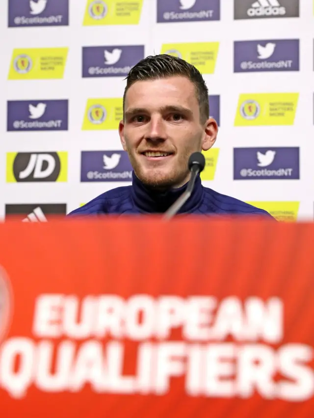 Scotland captain Andy Robertson