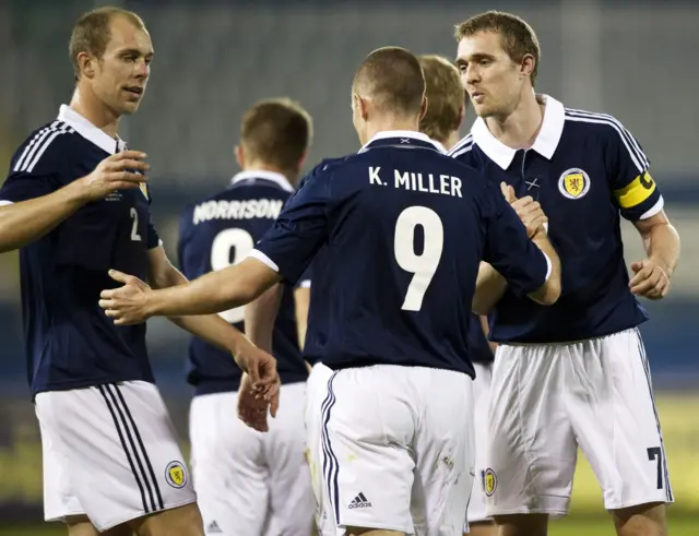 Kenny Miller was on target when Scotland earned a 2-1 win in Larnaca in 2011