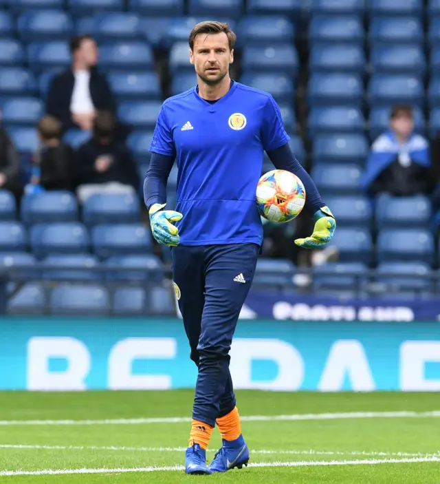 Scotland goalkeeper David Marshall