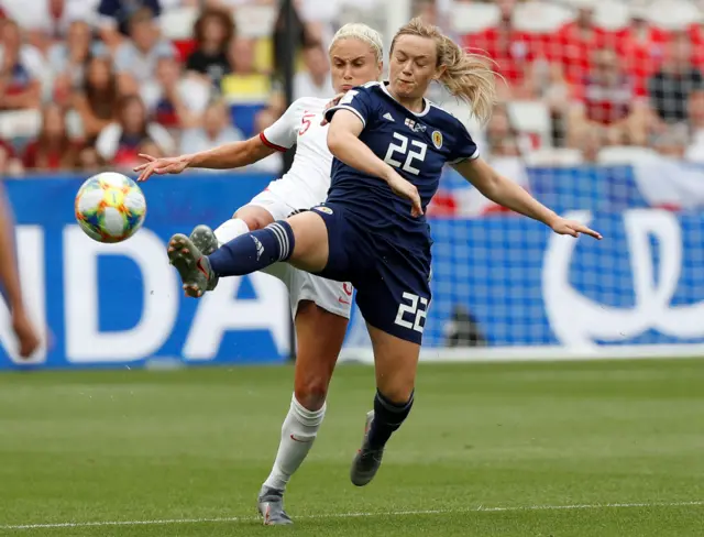 Erin Cuthbert and Steph Houghton