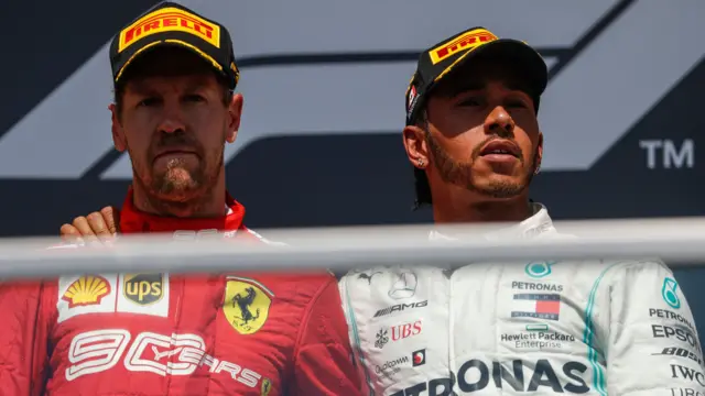 Vettel and Hamilton