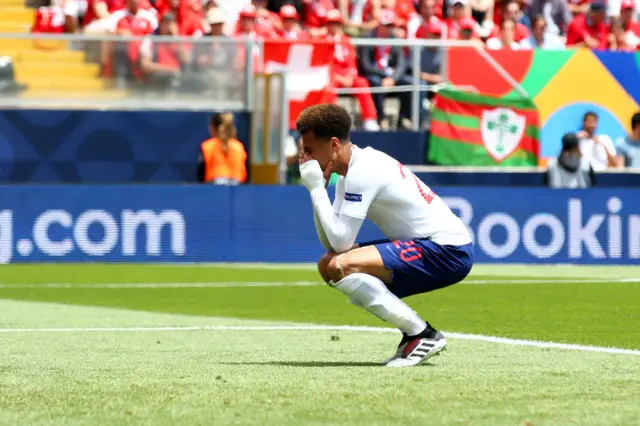 Dele Alli reacts