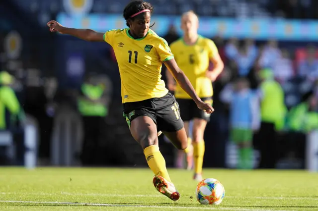 Jamaica striker Khadija Shaw