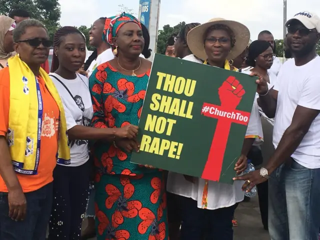 Lagos Church protesters