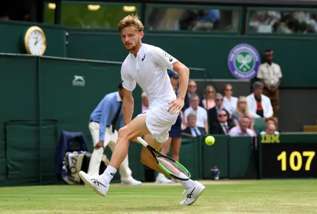 David Goffin pulls off a tweener