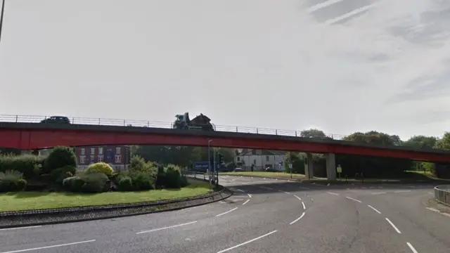 The flyover in Etruria