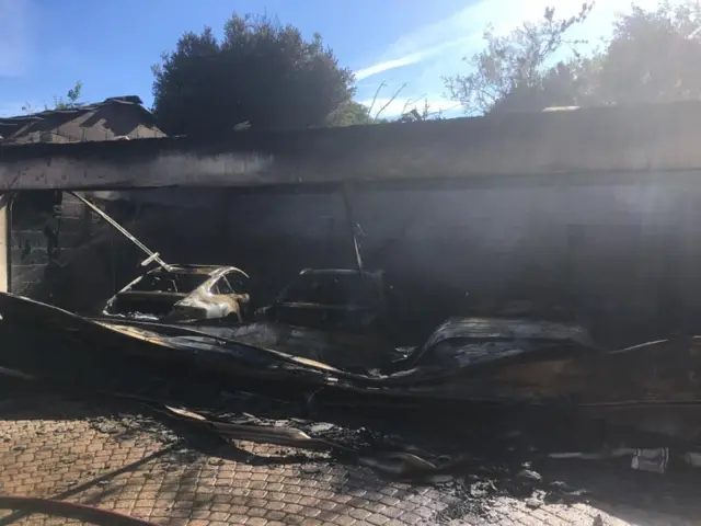 Garage fire