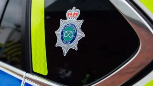 Staffordshire police car