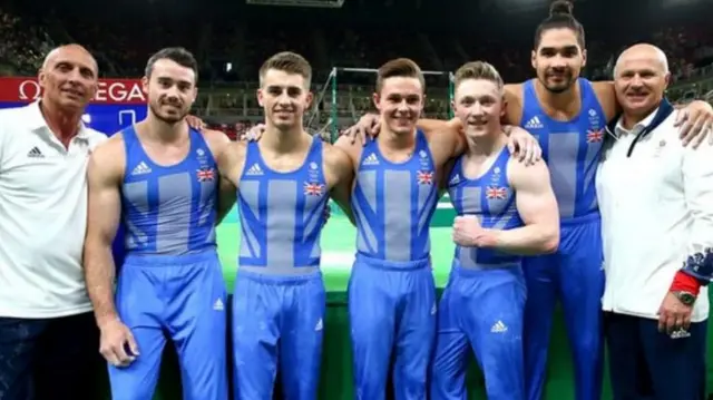 GB men's gymnastic team 2016