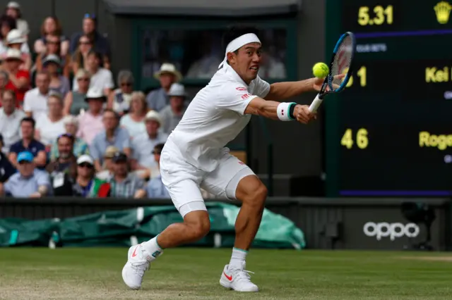 Kei Nishikori returns