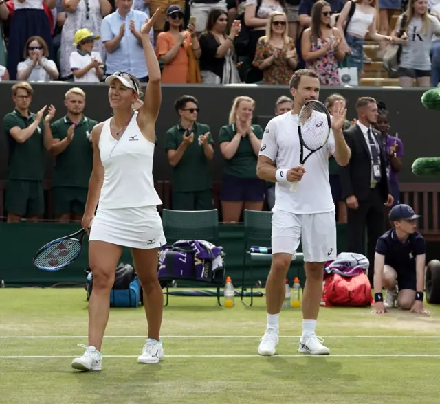 Bruno Soares of Brazil and Nicole Melichar