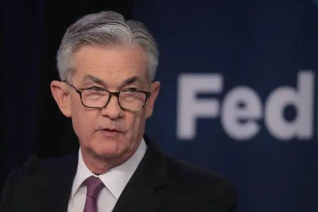 US Federal Reserve chairman Jerome Powell